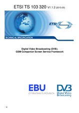 Die Norm ETSI TS 103320-V1.1.2 27.5.2015 Ansicht