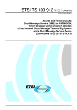 UNGÜLTIG ETSI TS 103912-V1.1.1 13.8.2002 Ansicht