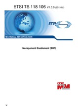 Die Norm ETSI TS 118106-V1.0.0 18.2.2015 Ansicht