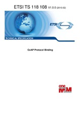 Die Norm ETSI TS 118108-V1.0.0 18.2.2015 Ansicht