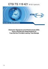 UNGÜLTIG ETSI TS 119421-V1.0.1 1.7.2015 Ansicht