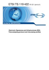 UNGÜLTIG ETSI TS 119422-V1.0.1 1.7.2015 Ansicht