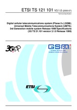 Die Norm ETSI TS 121101-V3.1.0 22.7.2000 Ansicht