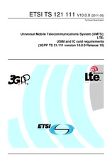 Die Norm ETSI TS 121111-V10.0.0 18.5.2011 Ansicht