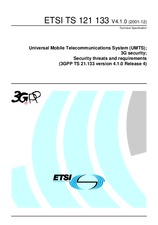Die Norm ETSI TS 121133-V4.1.0 31.12.2001 Ansicht