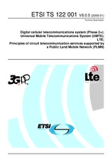 Die Norm ETSI TS 122001-V8.0.0 14.1.2009 Ansicht