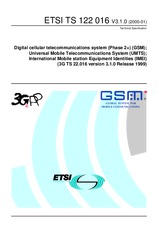 Die Norm ETSI TS 122016-V3.1.0 28.1.2000 Ansicht