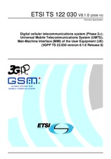 Die Norm ETSI TS 122030-V8.1.0 21.10.2008 Ansicht