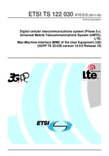 Die Norm ETSI TS 122030-V10.0.0 18.5.2011 Ansicht