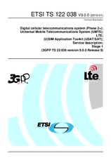 Die Norm ETSI TS 122038-V9.0.0 21.1.2010 Ansicht