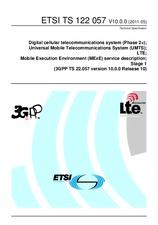 Die Norm ETSI TS 122057-V10.0.0 18.5.2011 Ansicht