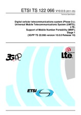 Die Norm ETSI TS 122066-V10.0.0 13.5.2011 Ansicht