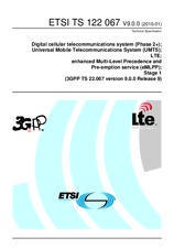 Die Norm ETSI TS 122067-V9.0.0 21.1.2010 Ansicht