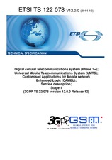 Die Norm ETSI TS 122078-V12.0.0 23.10.2014 Ansicht