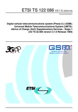 Die Norm ETSI TS 122086-V3.1.0 31.3.2000 Ansicht