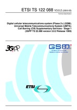 Die Norm ETSI TS 122088-V3.0.2 25.4.2001 Ansicht