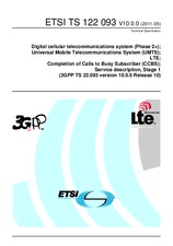 Die Norm ETSI TS 122093-V10.0.0 13.5.2011 Ansicht