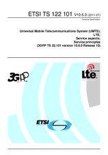 Die Norm ETSI TS 122101-V10.6.0 4.7.2011 Ansicht