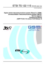Die Norm ETSI TS 122115-V4.0.0 31.3.2001 Ansicht