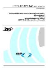 Die Norm ETSI TS 122140-V5.1.0 31.3.2002 Ansicht