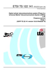 Die Norm ETSI TS 122141-V10.0.0 13.5.2011 Ansicht