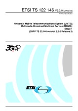 Die Norm ETSI TS 122146-V5.2.0 31.3.2002 Ansicht