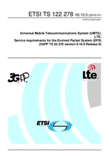 Die Norm ETSI TS 122278-V8.10.0 21.1.2010 Ansicht