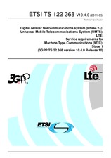 Die Norm ETSI TS 122368-V10.4.0 13.5.2011 Ansicht