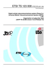Die Norm ETSI TS 123008-V10.3.0 22.6.2011 Ansicht