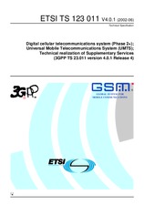 UNGÜLTIG ETSI TS 123011-V4.0.0 31.3.2001 Ansicht