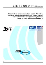 Ansicht ETSI TS 123011-V4.0.0 31.3.2001