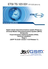 Die Norm ETSI TS 123031-V11.0.0 23.10.2012 Ansicht