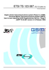 Die Norm ETSI TS 123087-V3.1.0 31.10.2000 Ansicht