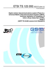 Die Norm ETSI TS 123093-V6.0.0 31.12.2004 Ansicht