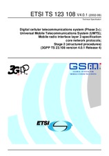 UNGÜLTIG ETSI TS 123108-V4.0.0 31.3.2001 Ansicht