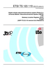 Die Norm ETSI TS 123119-V8.0.0 9.1.2009 Ansicht