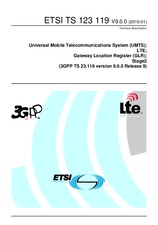 Die Norm ETSI TS 123119-V9.0.0 25.1.2010 Ansicht
