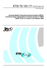 Die Norm ETSI TS 123171-V3.3.0 31.3.2001 Ansicht