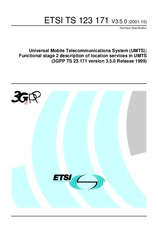 Die Norm ETSI TS 123171-V3.5.0 16.10.2001 Ansicht