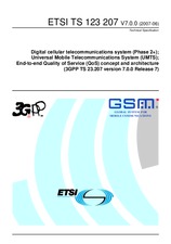 Die Norm ETSI TS 123207-V7.0.0 28.6.2007 Ansicht