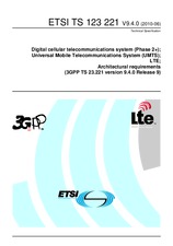 Die Norm ETSI TS 123221-V9.4.0 22.6.2010 Ansicht