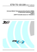 Die Norm ETSI TS 123228-V5.4.1 17.4.2002 Ansicht