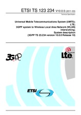Die Norm ETSI TS 123234-V10.0.0 31.3.2011 Ansicht