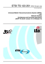 Die Norm ETSI TS 123251-V10.1.0 29.3.2011 Ansicht