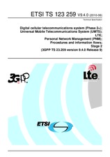 Die Norm ETSI TS 123259-V9.4.0 22.6.2010 Ansicht