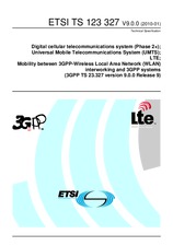 Die Norm ETSI TS 123327-V9.0.0 8.1.2010 Ansicht