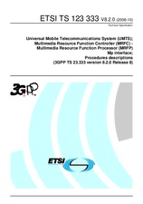 Die Norm ETSI TS 123333-V8.2.0 28.10.2008 Ansicht