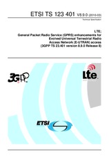 Die Norm ETSI TS 123401-V8.9.0 30.3.2010 Ansicht