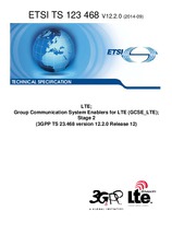 Die Norm ETSI TS 123468-V12.2.0 24.9.2014 Ansicht