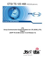 Die Norm ETSI TS 123468-V12.3.0 12.1.2015 Ansicht